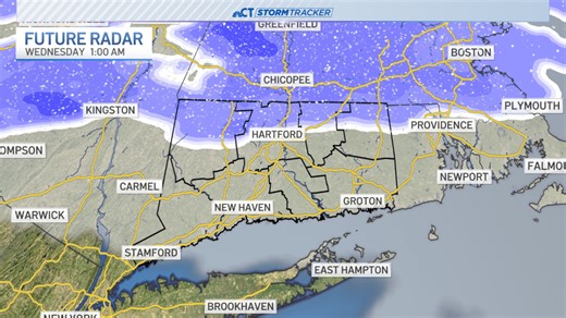 Another chance for snow with strong winds expected Wednesday