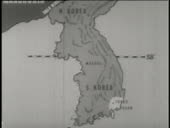 A map shows North and South Korea and the 38th parallel; the United...