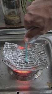 toothpaste on fire 🔥 it turns to ash