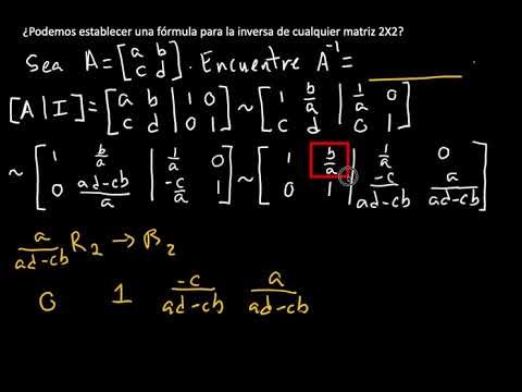 Inversas de matrices y ecuaciones matriciales (Parte 3)