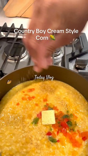 14 reactions | *Country Boy Cream Style Corn Fresh Sweet Corn Bell peppers Onion and garlic powder Dash of salt Salt cream butter Black pepper #countryboydennistheminnis #countryway "Disclaimer: I do not own the rights to this music. All rights belong to the original artist and copyright owner. No copyright infringement is intended." | Danny Campbell | Facebook