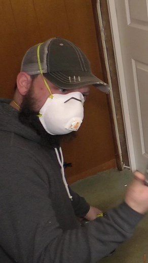 13K views · 331 reactions | Here is a fairly irrelevant tip for you, unless you are removing 1960’s wood paneling and want to do it in small sections.  #diy #remodeling #remodel #1960s #demolition #homerepair #youtube #youtuber #thefixer | The Fixer | Facebook