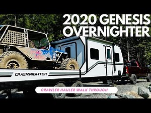 Crawler Hauler/ Camper walk through of our 2020 Genesis Overnighter