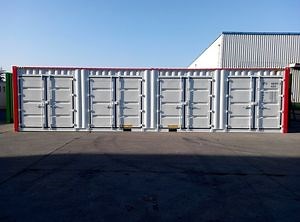 [Hot Item] 40FT ISO Standard Offshore Dry Storage Shipping Container with 4 Side Doors