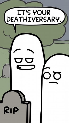 Your Deathiversary. . . #ghosts #OrganDonation #cartoon | Channelate