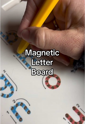 Magnetic Letter Board: Fun Writing Practice for Kids
