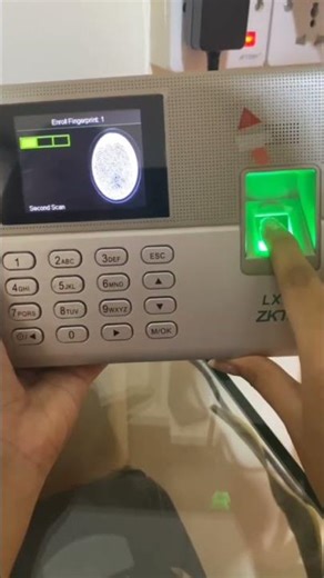 ZKTeco User Fingerprint setup