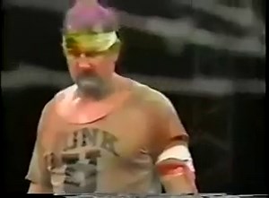 Cactus Jack vs. Terry Funk (Barbed Wire Exploding C4 Match) - IWA King of the Deathmatch Finals 10/20/95