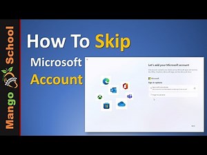 How to bypass microsoft account windows 10 / 11