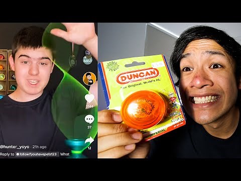 Attempting VIRAL Tiktok Yoyo Tricks With A $2 Yoyo