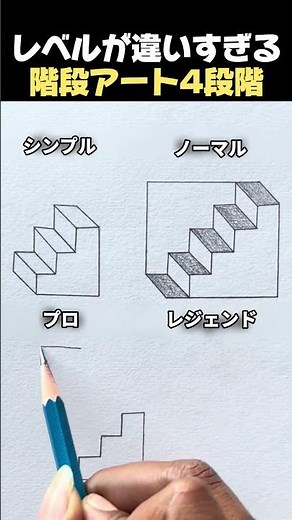同じ階段なのにレベル差がすごすぎる…😳
