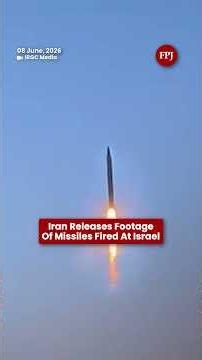 Iran Releases Missile Launch Footage After Israeli Strike On Petrochemical Facility | Israel-Iran
