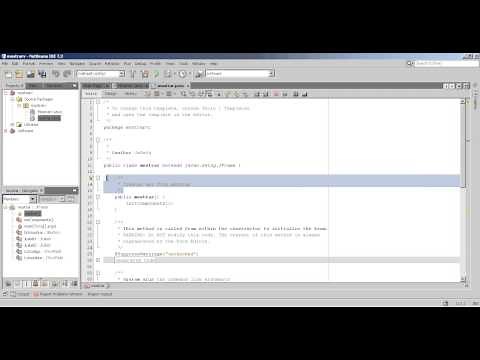 Video tutorial Java-Netbeans : Como Darle valores a variables mediante cajas de texto.