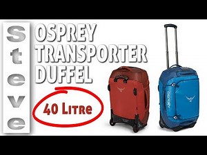 Best Carry On Luggage - OSPREY WHEELED DUFFEL 40 Review