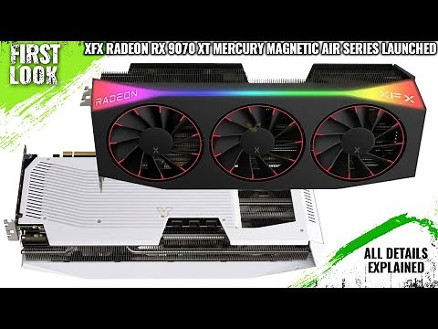 XFX Radeon RX 9070 XT MERCURY Magnetic Air Series Graphics Card Launched - Explained All Details