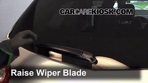 Rear Windshield Wiper Blade Change: 2012 Chevrolet Traverse LS 3.6L V6