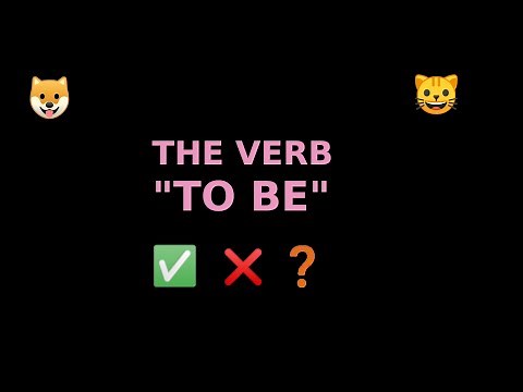 VERB "TO BE" SONG