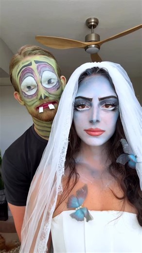 TORI INDIA on Instagram: "happy halloweenie…wait till the end 🤪👰🏻‍♀️🐛 #corpsebride #corpsebridemakeup #halloweenmakeupideas #halloweenmakeup #halloween"