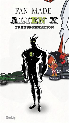 Ben 10 Alien X Transformation | Fan Animation