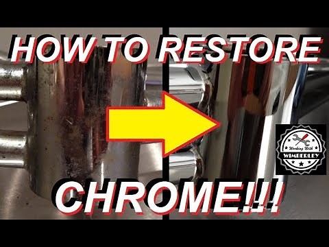 How To Clean & Restore Chrome Wheels and Trim - Cheap, Easy & Quick! (0000 Steel Wool Method)