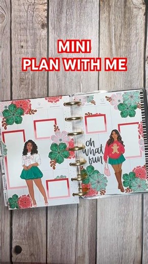 Mini Monday | Mini Happy Planner #decorativeplanning #planwithme #shorts