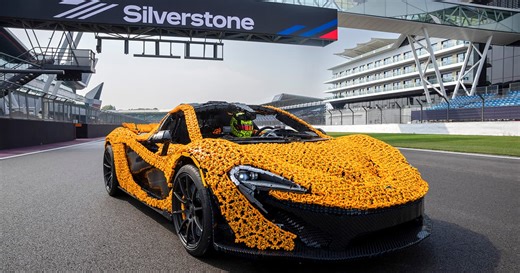 Watch: Full-size driveable Lego McLaren P1 hits 40 mph