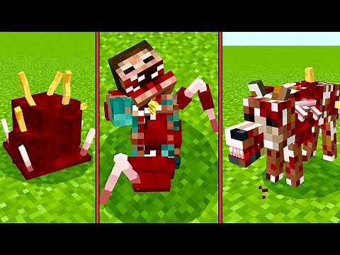 NEW PARASITES UPDATE in Minecraft Experiment 8 Addon