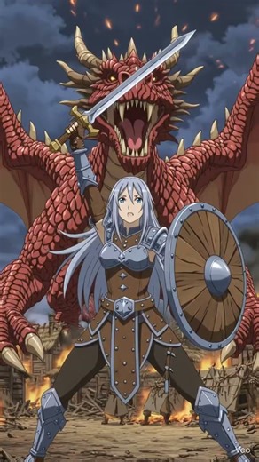 the battle peace returne and a hero stood smiling #AnimeStory#KnightStory#Aarohi#FantasyStory