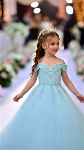 Glowing Tiny Princess Fashion Hit | Viral Catwalk Styles 2025 🌸
