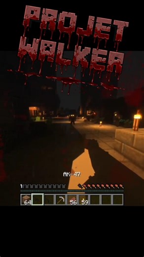 🧟‍♀️ Project Walker mod Minecraft Bedrock. #minecraft #reels #minecraftpe