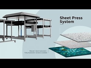 1.5 Meter Sheetpress Machine to recycle plastic waste.