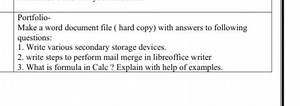 QuestionsWrite various secondary storage devices.Write steps... | Filo