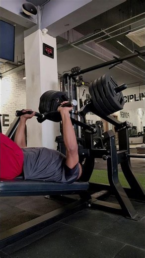 Heavy Chest Workout 💪 | Plate Loaded Chest Press | Muscle Growth #shorts #viral #youtube