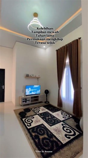 Kalian tim granit apa keramik nih😍 #homeliving #rumahunikminimalis #homedecor