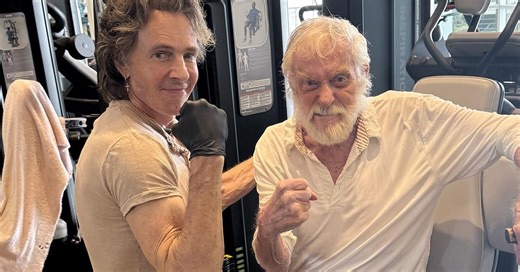 'Thought I was doing well at 76': Rick Springfield's impromptu gym session with Dick Van Dyke, 99