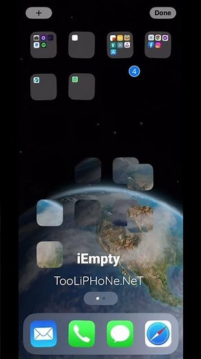 iOS 16 homescreen customization (iPhone)