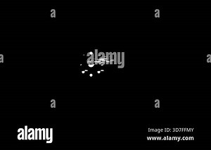 Glitch Preloader Animation With Seamless Loop And Transparent Alpha.