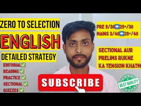 How I Prepared English for Banking Exams | Prelims & Mains Complete Strategy | ZERO TO SELECTION
