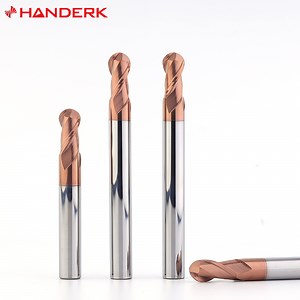[Hot Item] Handerk HRC55 2 Flute Ball Nose End Mill for Steel Applications