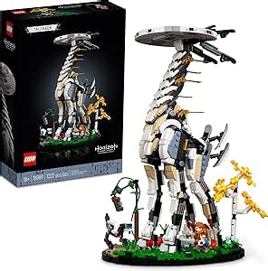 LEGO Horizon Forbidden West: Tallneck 76989 Building Set - Aloy Minifigure & Watcher Figure, Featuring Minifigure Accessories from The Game, Collectible Gift Idea for Teens, Adults, Men, Women