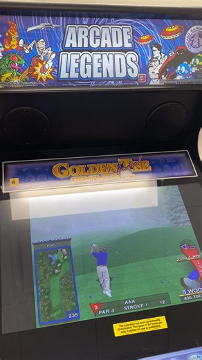 Patrick Scott Patterson on Instagram: "Always loved Golden Tee Golf, but my affection is one sided."