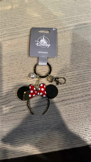 Disney Parks Minnie Mouse Ears Headband Keychain #shorts