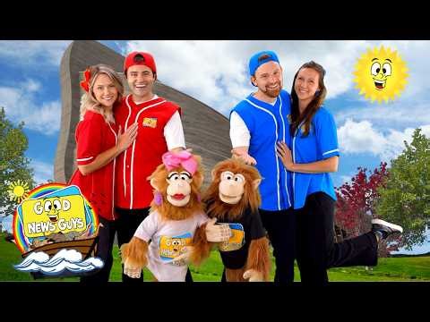 Two by Two! 🐒🐒 | Good News Guys | Noah’s Ark Song for Kids