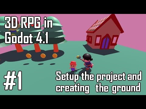 3D RPG - Setup our 3d project and creating the ground #3DRPG #rpg #3DRPGGodot #godot4 #godotengine