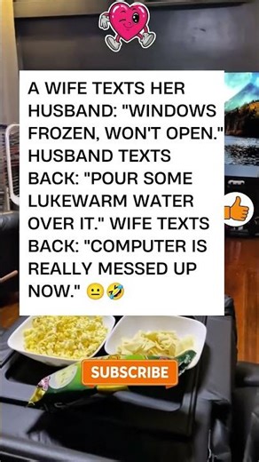 Wife destroys computer following husband's "tech support" 💀💻 #Shorts
