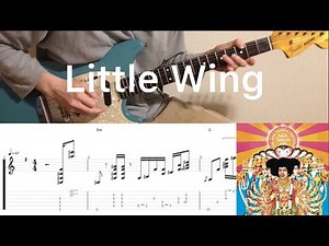 Jimi Hendrix - Little Wing (guitar cover with tabs & chords)
