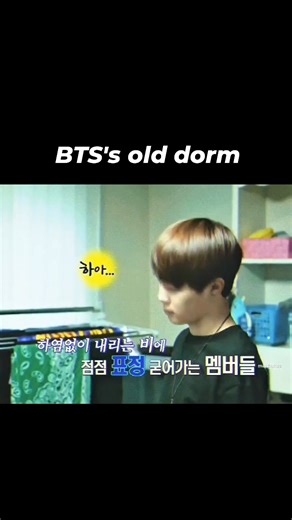 BTS's old dorm, with one bedroom for seven people and bunk beds inside, a small bathroom, a small kitchen, and a living room that also served as a dining room. This dorm is where it all began and was BTS's first home together 🥺💜 #BTS #fblifestyle | BTS ARMY Philippines