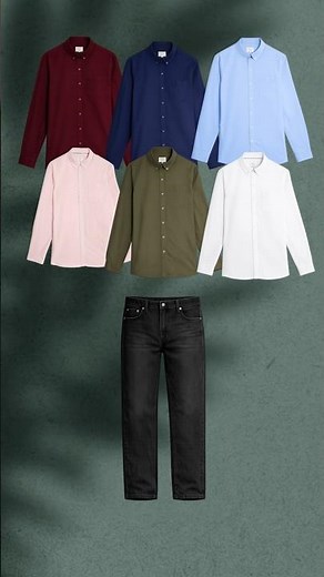 Perfect Shirt Combos For Every Jeans Color #outfitinspo #mensfashion #grwm
