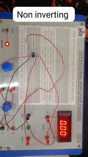 #opamp as inverting ,non inverting ,adder,subtractor amplifier #practical #physics #lab #science