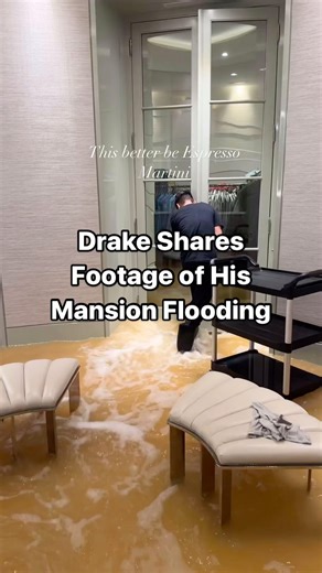 109K views · 405 reactions | Rapper #Drake is dealing with a messy situation after his home flooded while Toronto got more than 2 months worth of rain in HOURS  | Access | Facebook
